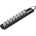 Wera - black 003881 Zyklop 1/4" Drive In-Hex-Plus Bit Socket Set with Holding Function