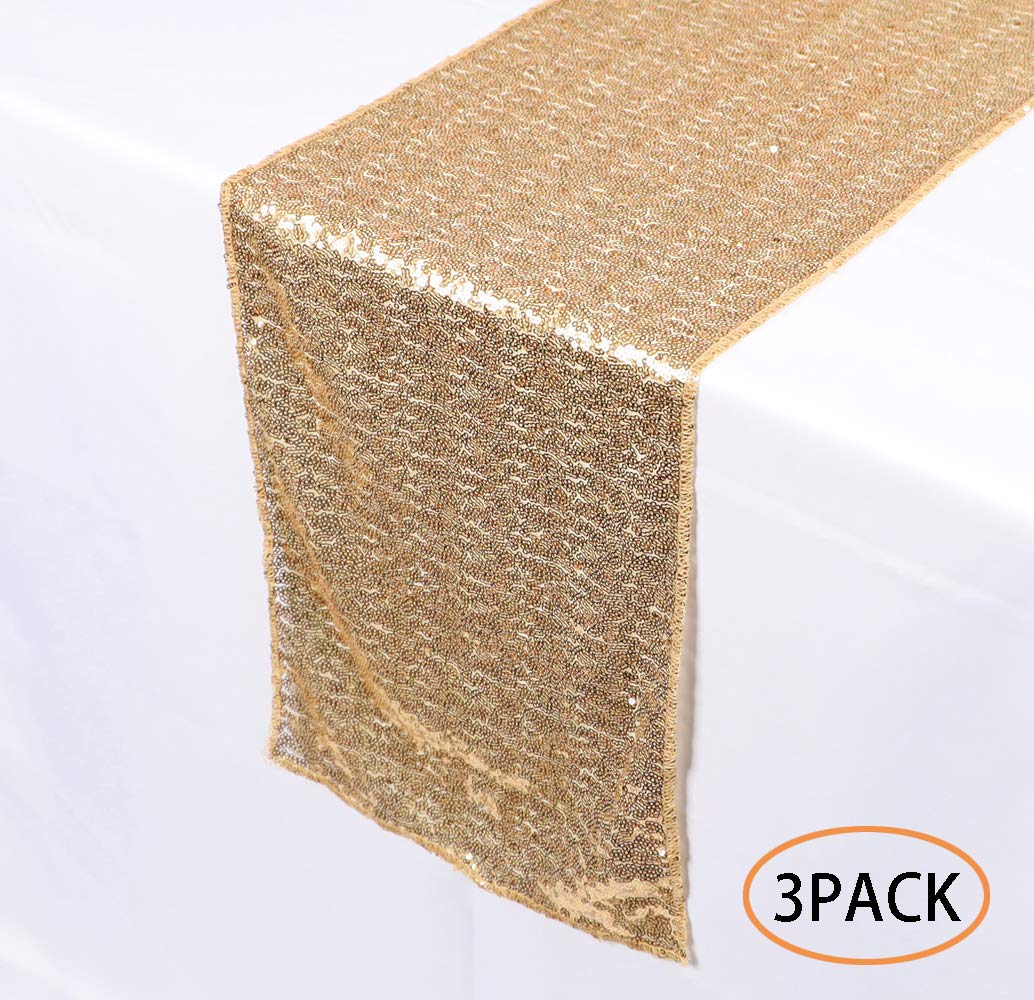 Best plum sequin table runner