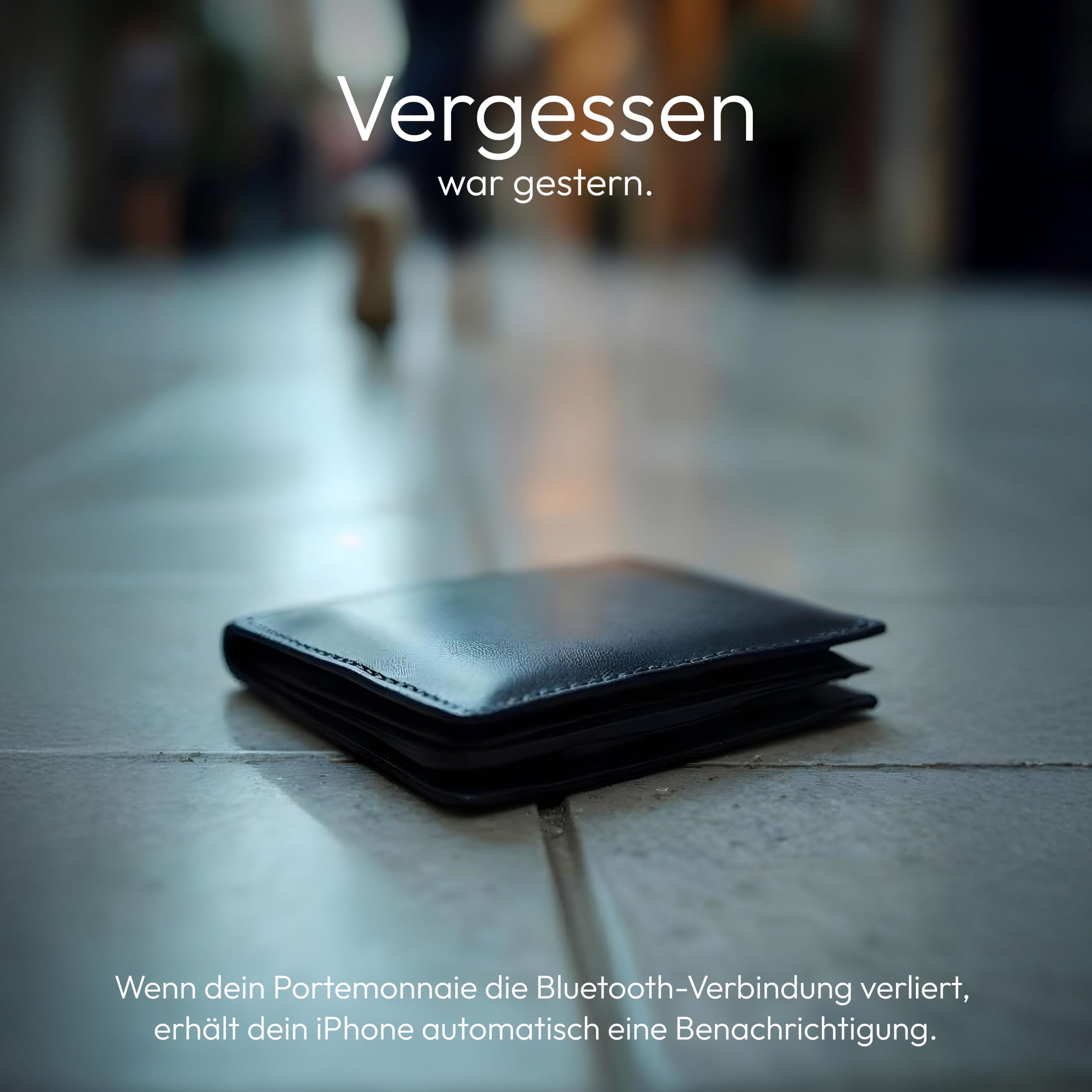 VONMÄHLEN FindMe - Bluetooth Tracker Karte - Ultra-Slim Design, Kabellos Aufladbar, Wasser- und Staubresistent, Kompatibel mit Apple Find My und Wo ist App - Ideal für Brieftaschen und Gepäck - Black 9