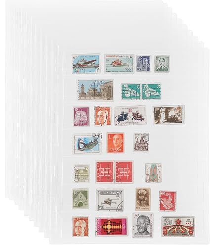 LINDNER Classeur Standard Pour Timbres – 32 Pages Noires – 230 X 305 X 25 Mm – Couverture Simili Cuir – Collection Philatélie