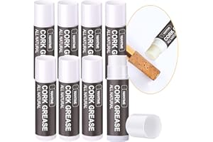 NIANTIME Saxophone Cork Grease, 8 pcs All-Natural Lubricating Tube Care Product for Clarinet Flute Oboes, Woodwind Instruments Accessory