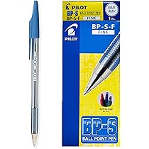 Pilot - BP-SF - Refillable Ballpoint Pen Fine point - Crystal