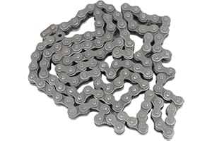 findmall 80H Heavy Duty Roller Chain 10 Feet with 1 Connecting Links, 120 Links, Carbon Steel