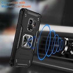 IKAZZ for Galaxy S9 Case,Dual Layer Soft Flexible