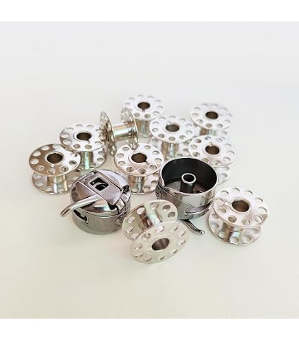 Ckpsms 28 Bobine Di Plastica Per Cucire Con Scatola - Compatibili Kenmore 148.12140, 158.121, 385.11206 E Molti Altri - Ricambio Macchina Da Cucire