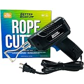 Hot Knife Rope Cutter, Heated Nylon Strap Cutting and Sealing Tool | Marine Grade Line Cutter, Fabric Ribbon, Plastic Cutting and Sealing Tool
