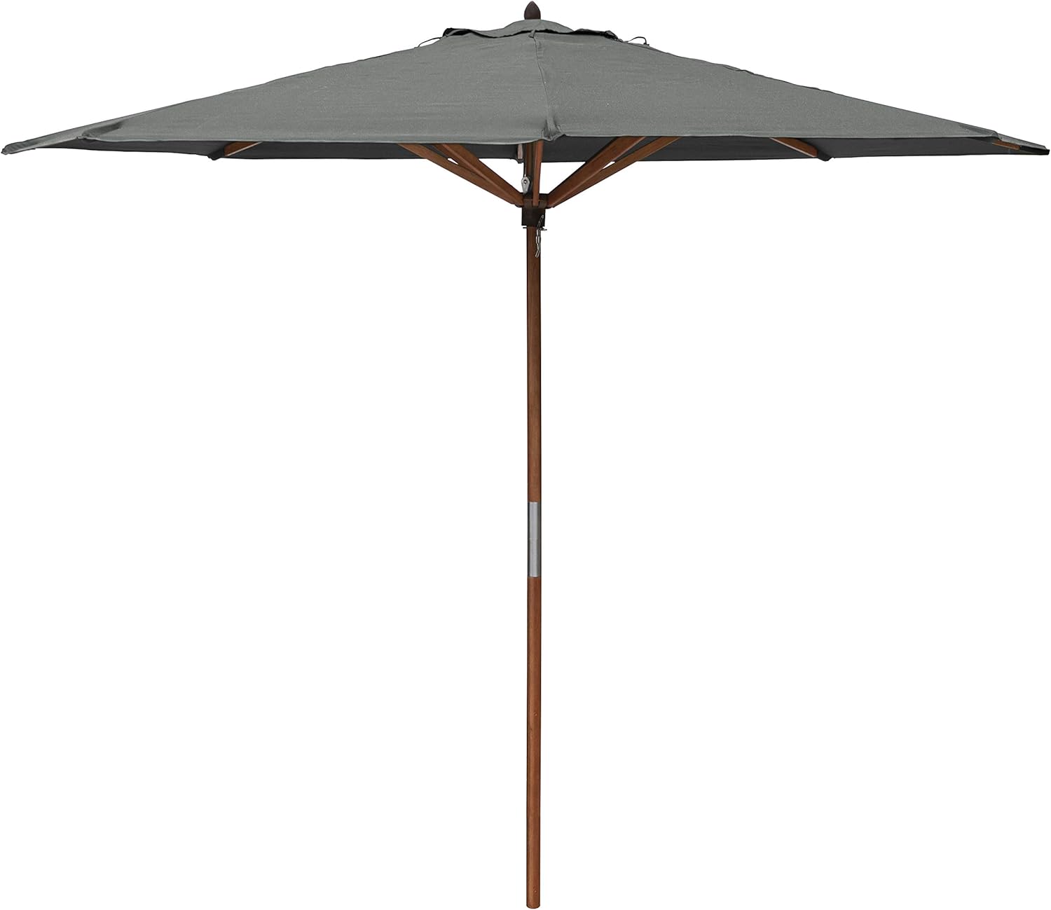 grey half parasol
