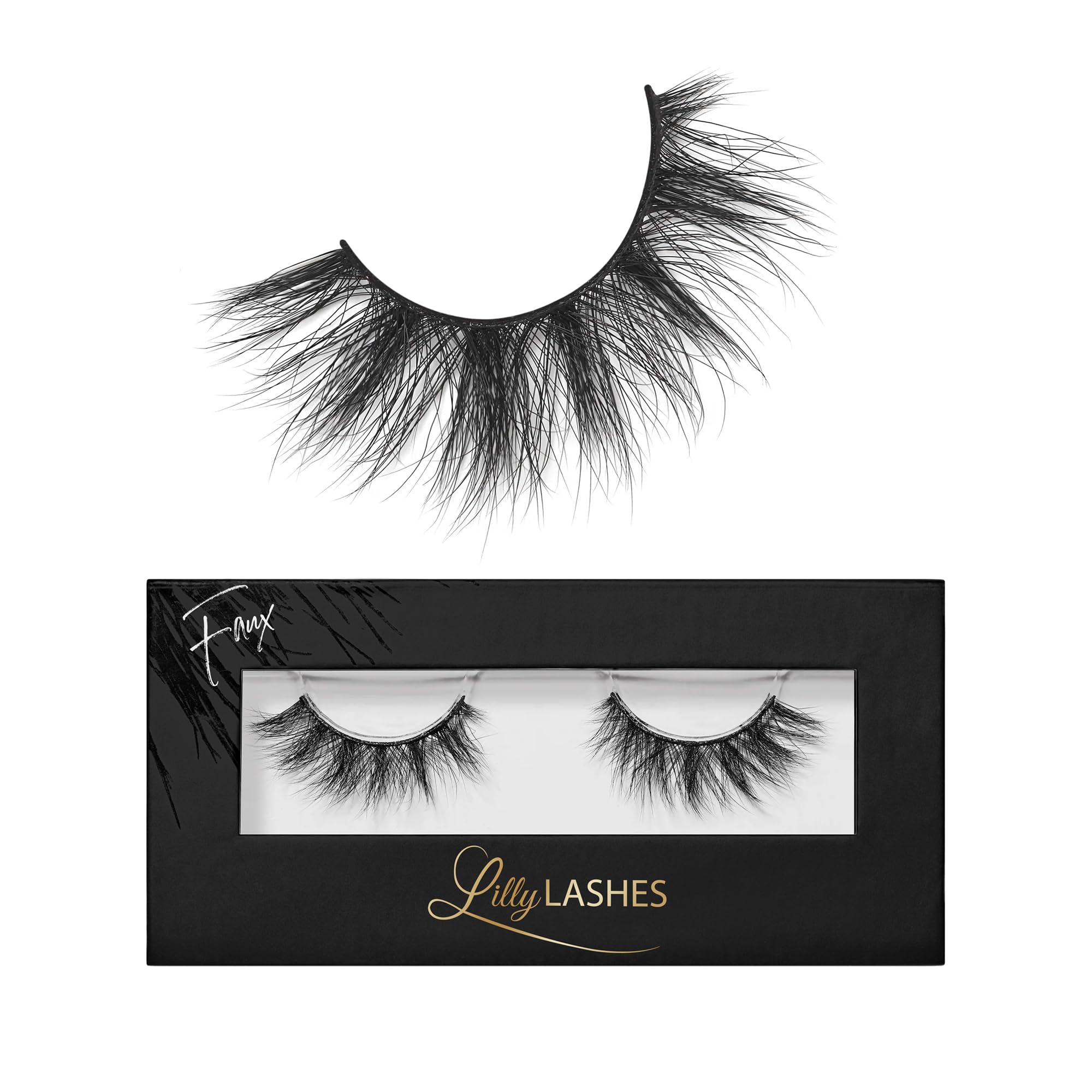 Photo 1 of Lilly Lashes 3D Milan Faux Mink Strip Eyelashes, False Eyelashes Dramatic Look, Reusable False Lashes, Fake Lashes Pack, Lash Strips with Luxury Silk Like Fibers, No Lash Glue Included