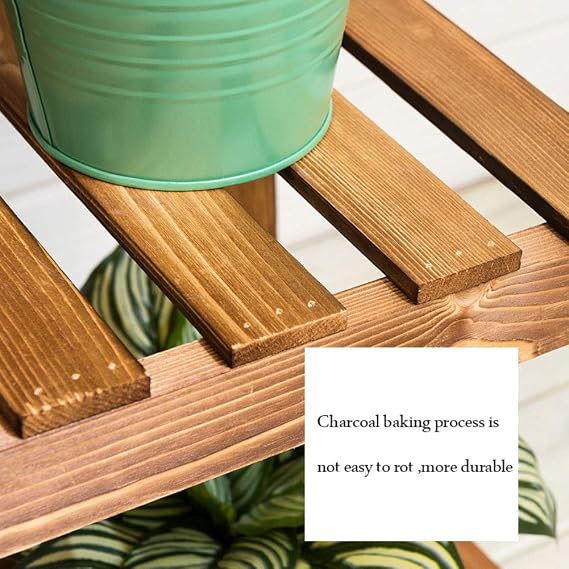 TIANQIZ Soporte para plantas montado de múltiples capas, soporte ...
