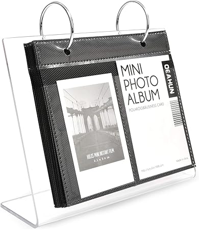 Amazon Co Jp ファイル チェキ アルバム Fujifilm アルバム 大容量 68枚収納 Fujifilm Instax Mini アルバム 富士カメラ Mini70 7s 8 90 25 50s など適用 透明アクリル 文房具 オフィス用品