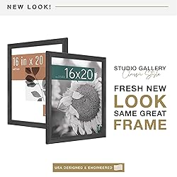MCS Studio Gallery Classic 16x20 Poster Frame Black