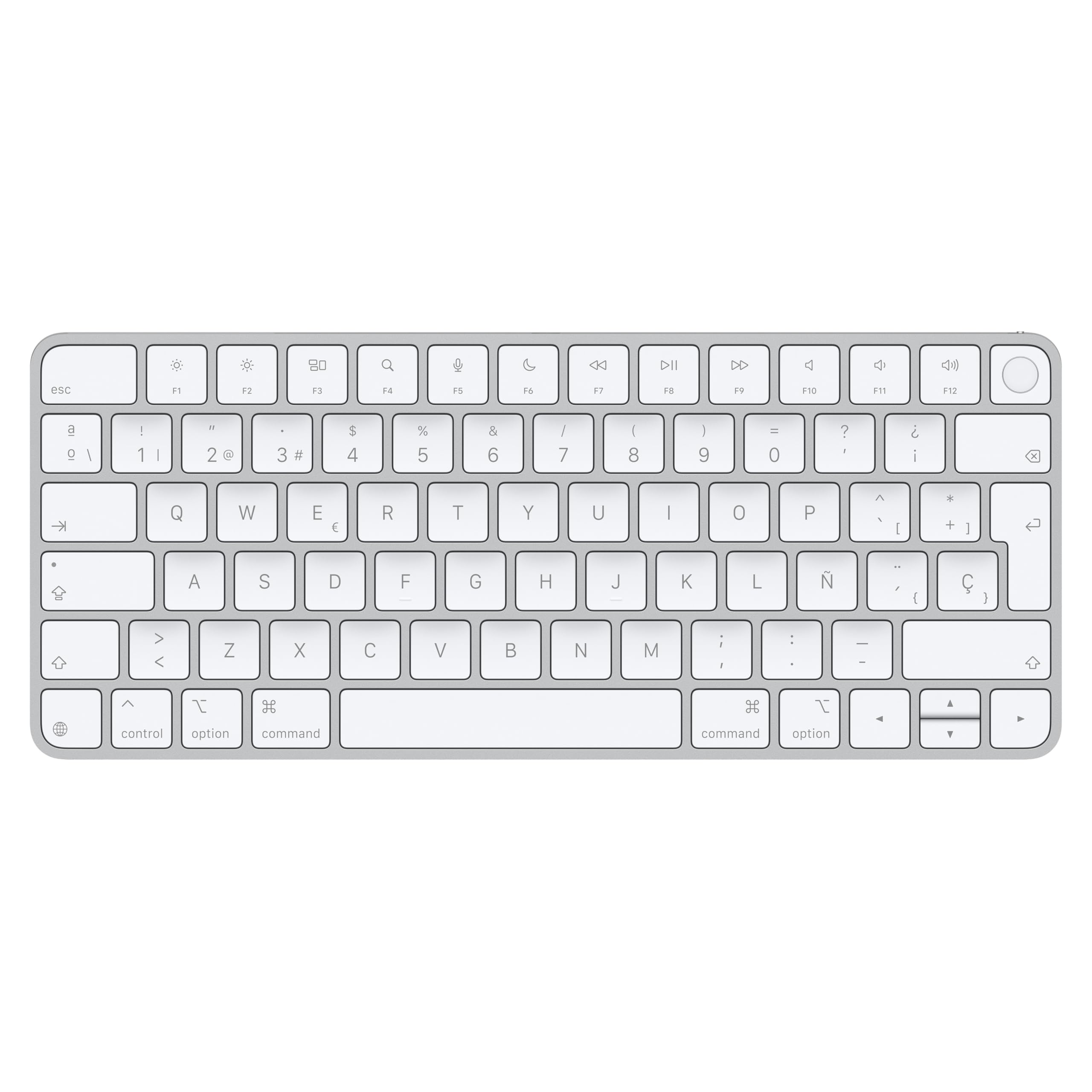 Apple Magic Keyboard mit Touch ID für Mac Modelle mit Apple Chip – Spanisch ​​​​​​​