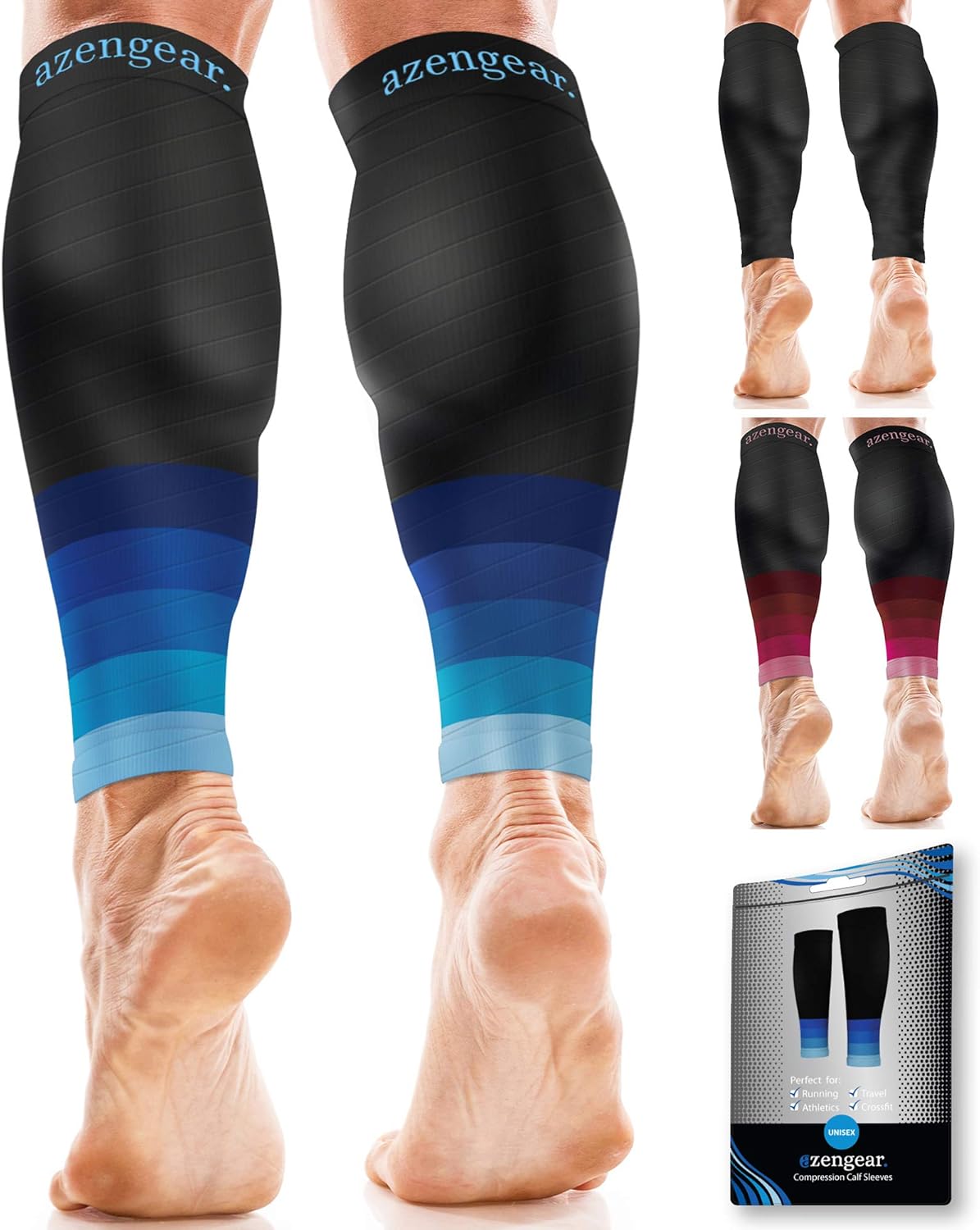 Calf Sleeves for Men & Women (2030 mmHg) Calf Support Compression