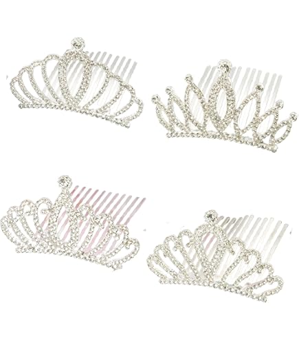 Amazon.com: Lyellfe 6 Pack Tiara Crown, Crystal Rhinestone  display picture 1