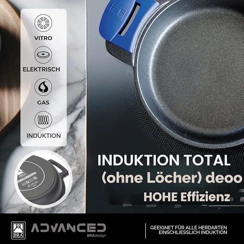 Advanced | Niedriger Kochtopf 32 cm, Aluminiumguss