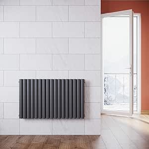 ELEGANT Radiador de Diseño Horizontal Antracita,Radiador ...