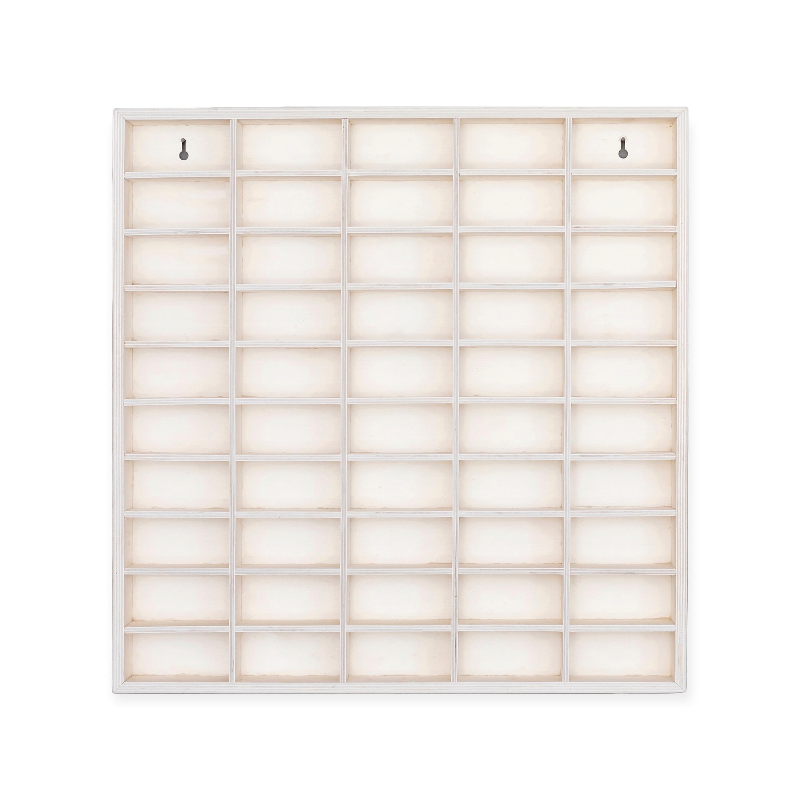 Photo 1 of Rustic Roots Car Display Shelf - Wooden Wall Mount Hot Wheels, Matchbox, and Diecast Case for 50 Cars