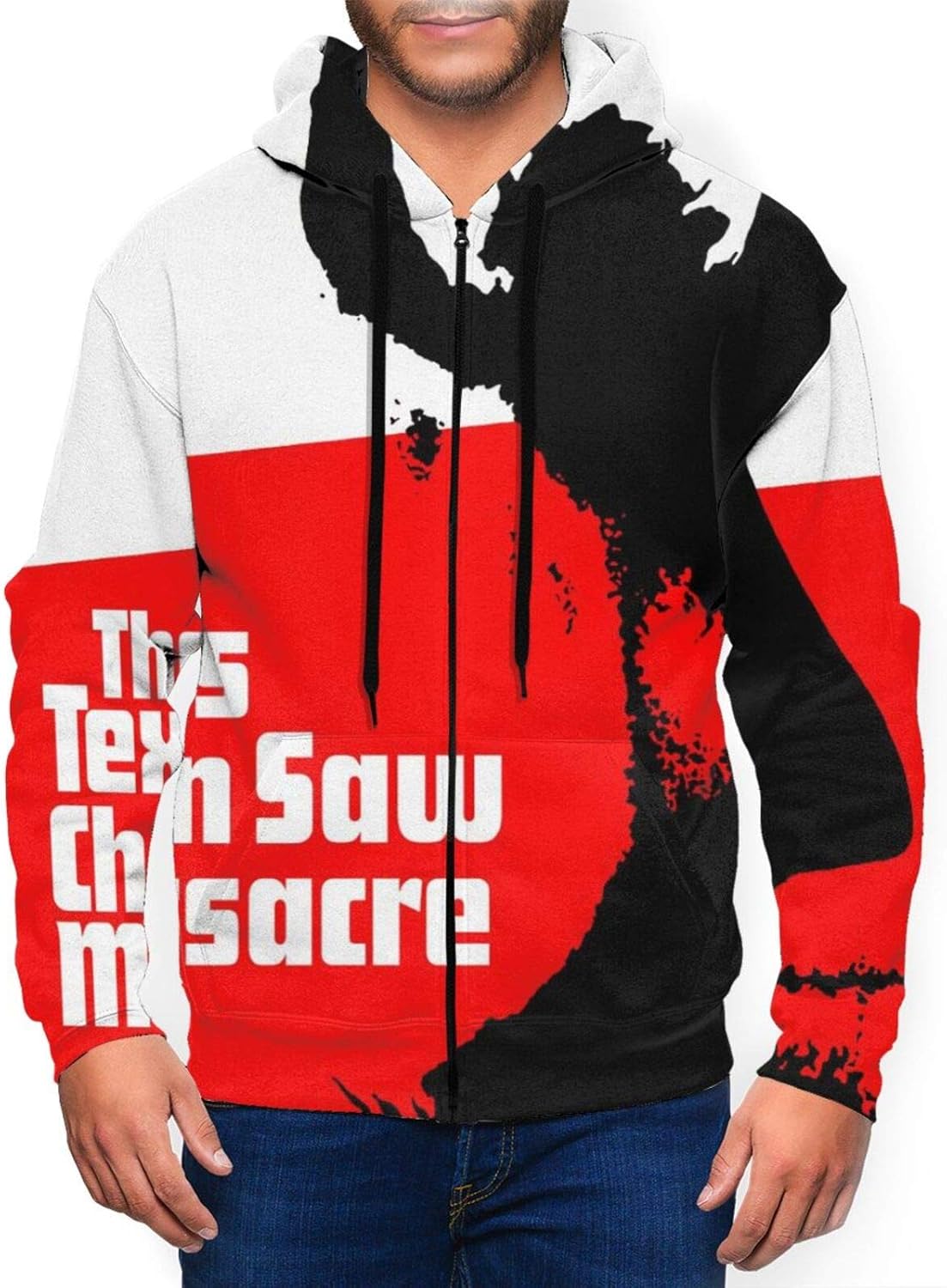 TracyCDuckworth Texas Chainsaw Massacre Man Hooded Zipper