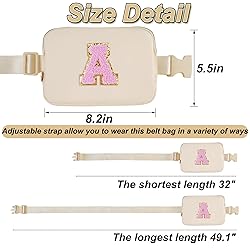 Uygafly Belt Bag Fanny Pack Crossbody Bags with