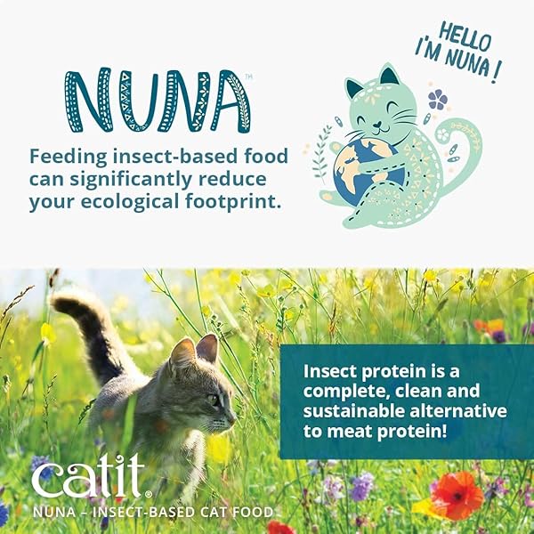 CATIT NUNA TREATS, HEALTHY & SUSTAINABLE TREATS FOR CATS, INSECT PROTEIN MEDLEY