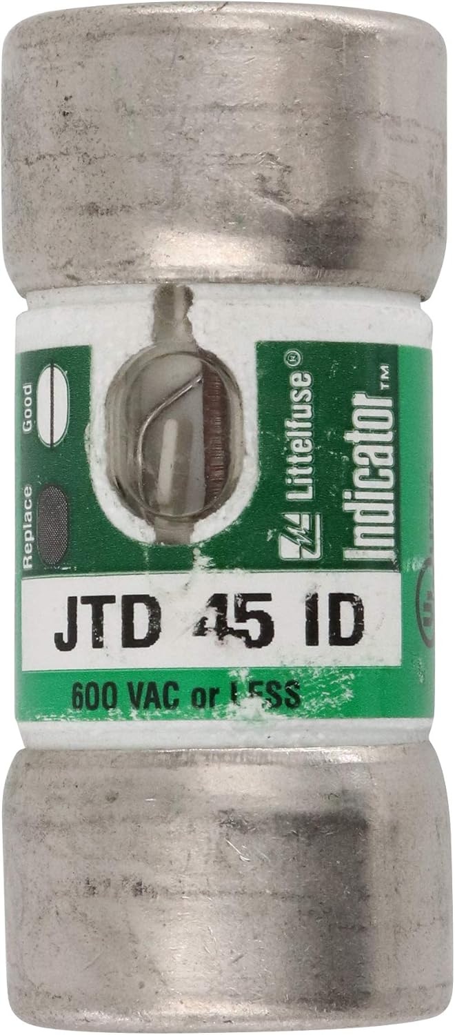 Littelfuse JTD-045-ID Time-Delay Fuse, Dual-Element, Class-J Indicator, 600V, 45A
