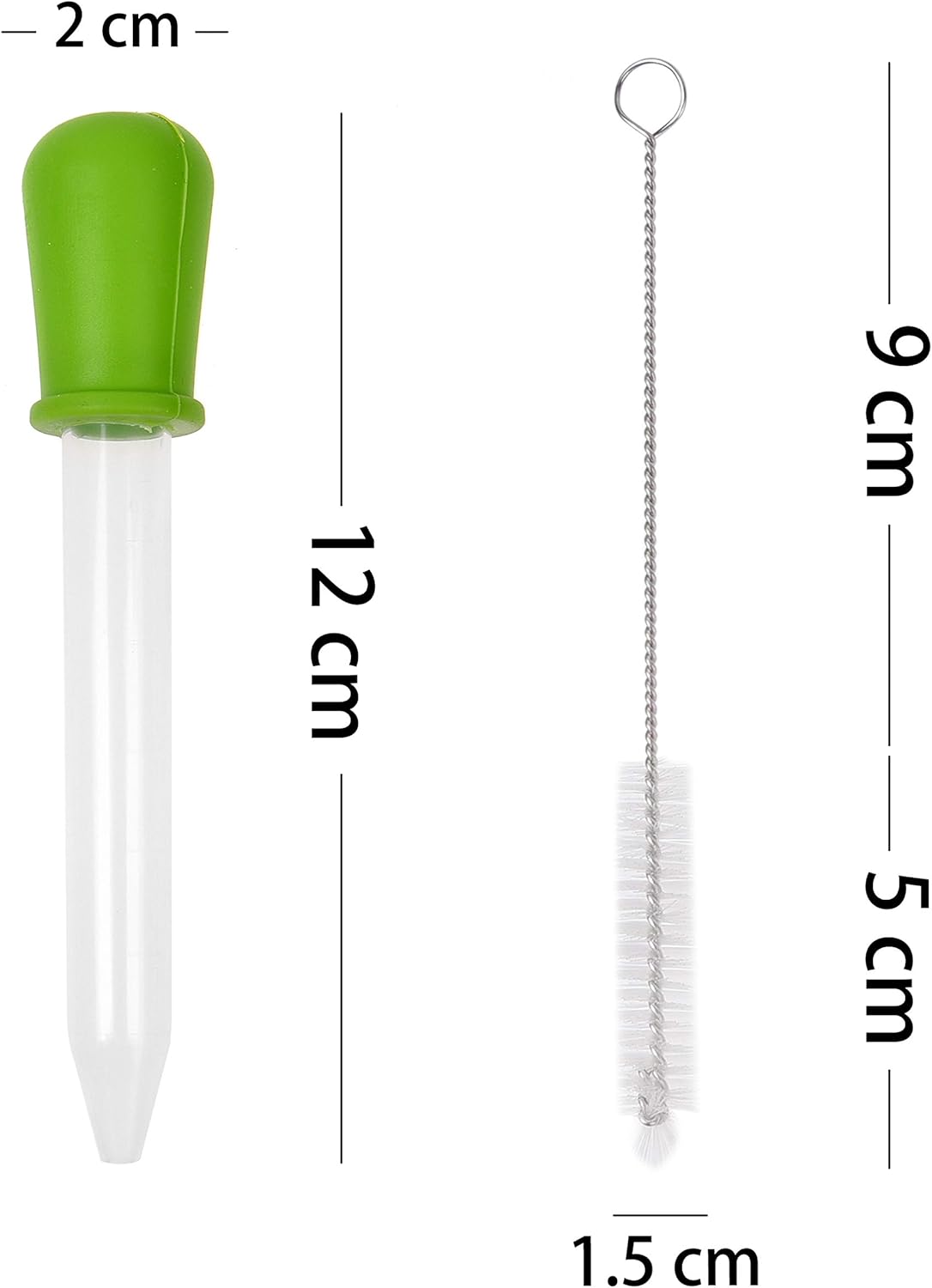 Kare & Kind Liquid Droppers 10 pack, Assorted Colors, Food Safe and Premium Quality Material, Medicine Dropper - Image 3