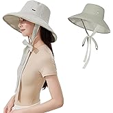 VVCsunshine Wide Brim Sun Hats UPF 50+,UV Protection Waterproof Hiking Hat,Reversible Bucket Hat for Women Outdoor