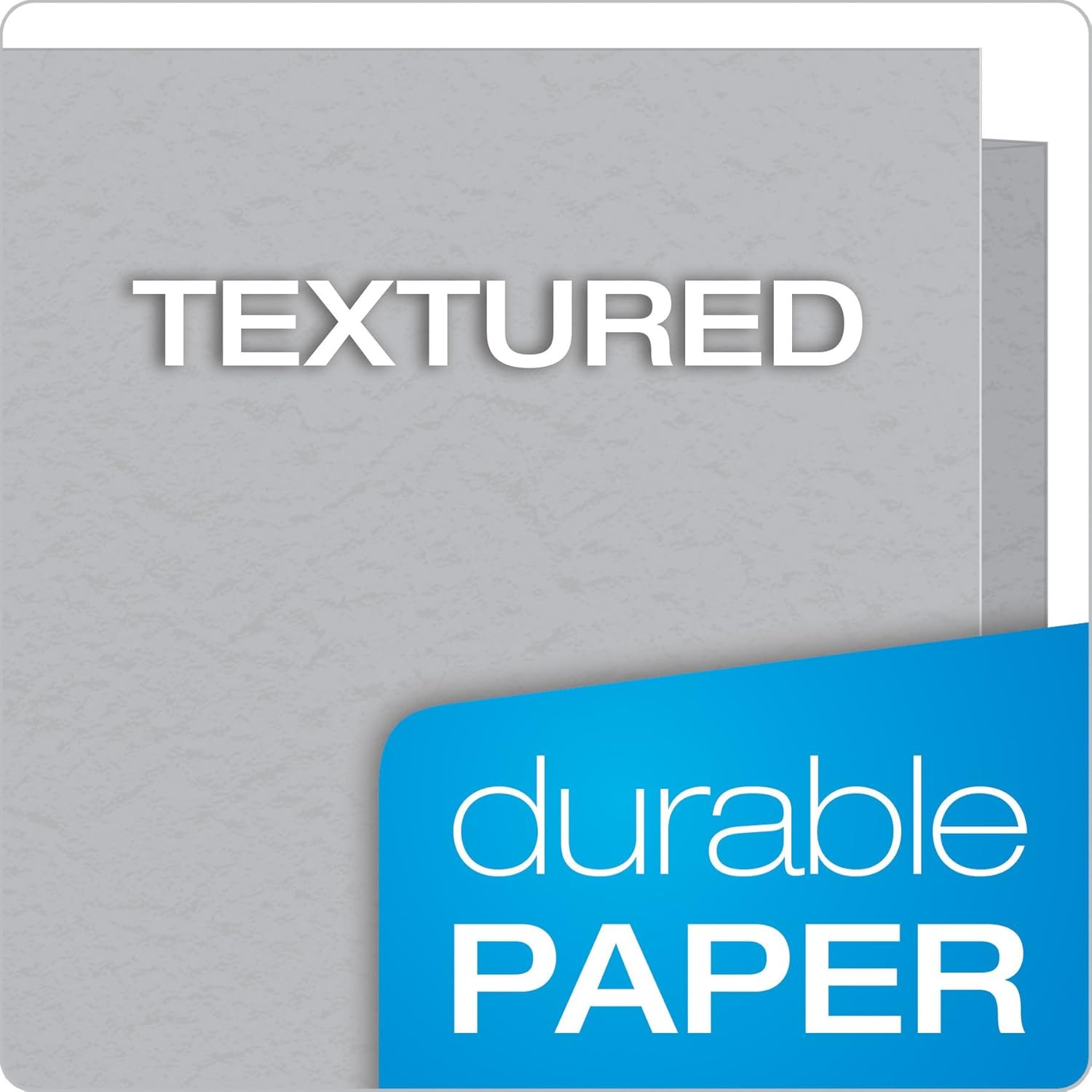 Oxford Two-Pocket Folders w/Fasteners, Gray, Letter Size, 25 per Box (57705) : Binder Pockets : Office Products