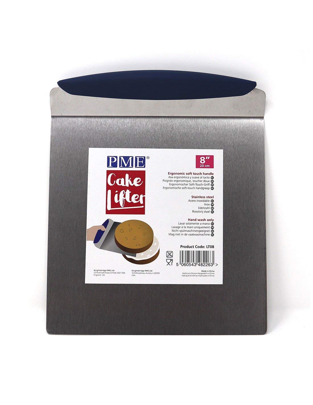 PME Stainless Steel Cake Lifter 8in, Silver, 20cm / 8 inches