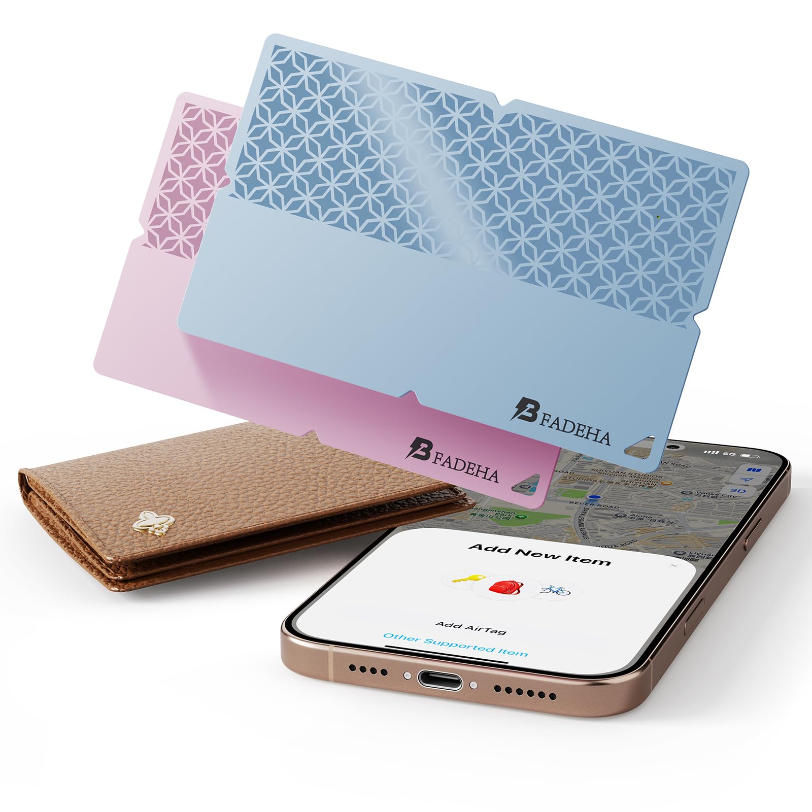 Photo 1 of 2025 [Apple MFi Certified] (iOS Only) Bluetooth Tracker Smart Finder for Apple Find My, iPhone Card Wallet Finder GPS Tracker, 5-10 Years Battery, Keys Finder and Item Locator for Keys, Bags, Passport