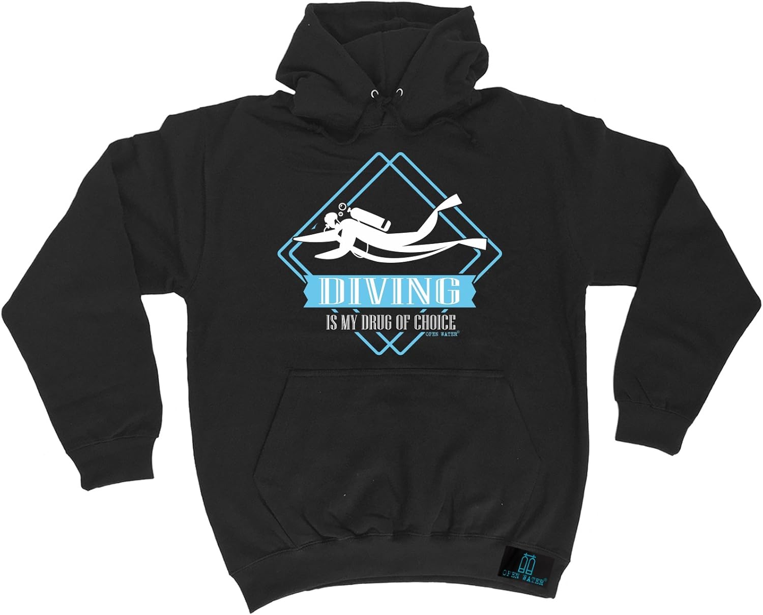 OPEN WATER Premium Scuba Diving Fashion is My Drug of Choice Hoodie