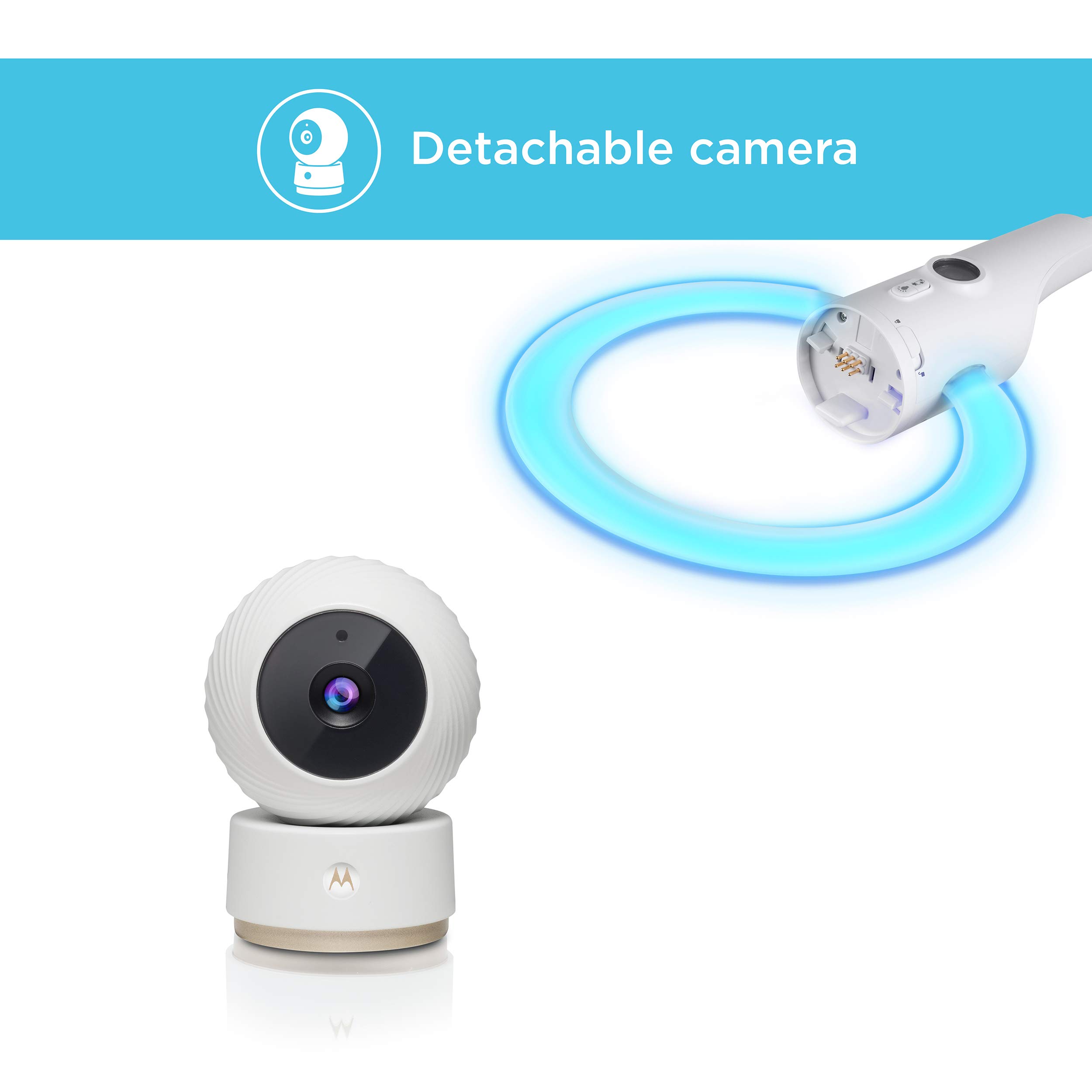 Motorola Halo+ Video Baby Monitor Infant WiFi Camera with Overhead