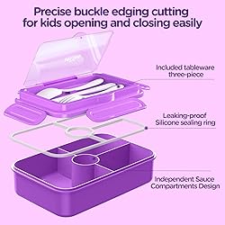 Jelife Lunch Box Kids Bento Box - Large Bento-Style