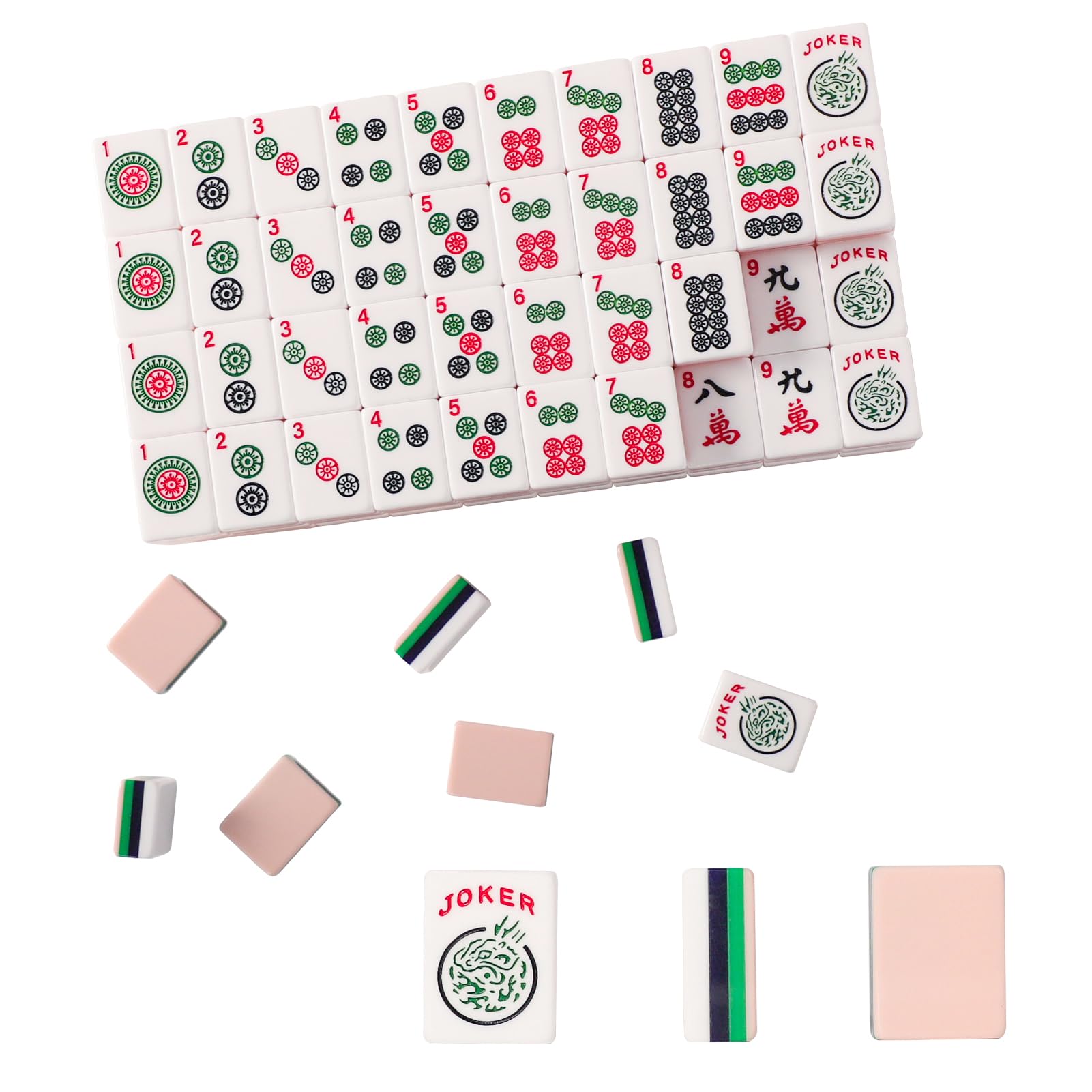 Photo 1 of TIASUSAN 4 Layer American Mahjong Tiles Set with 166 Quality Acrylic Tiles (1.2", Tiles Only), Mahjongg Game Set