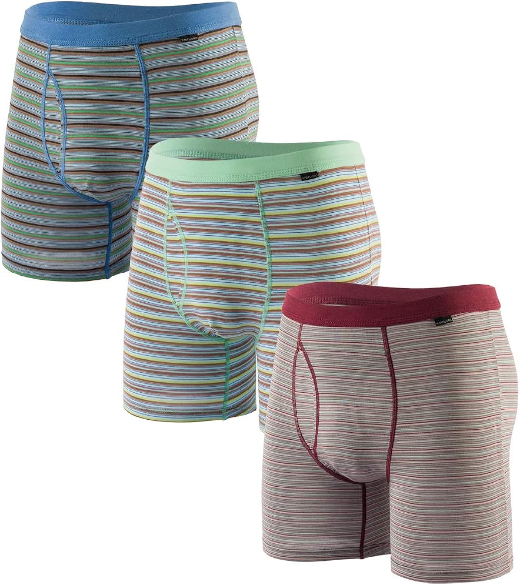 Knitlord Men's Luxury Bamboo Boxer Underwear Ultra Soft and Breathable