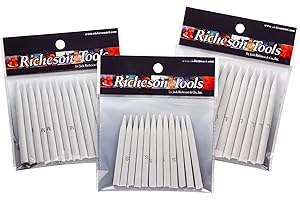Jack Richeson Single-Pointed End Blending Tortillons, Pack of 36