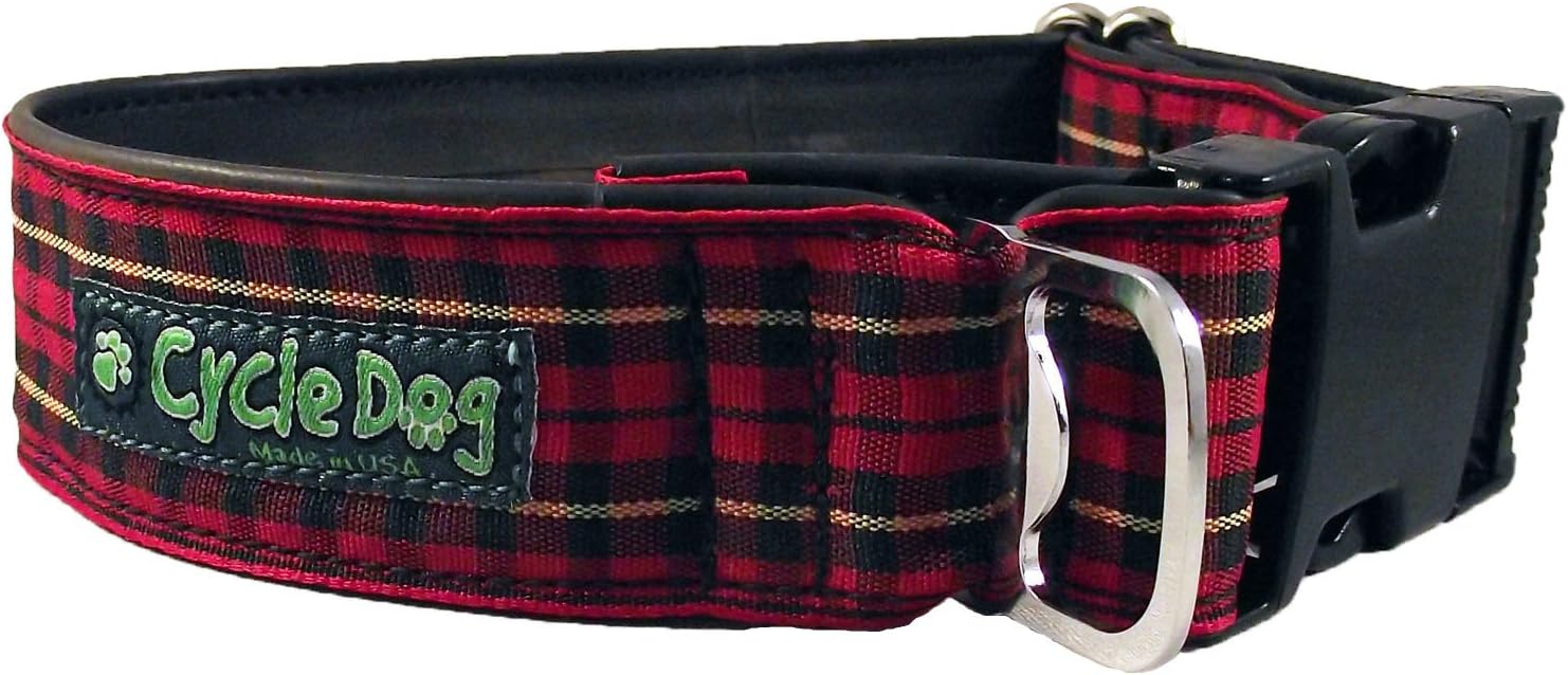 Cycle Dog Bottle Opener Recycled Dog Collar, Wide Width