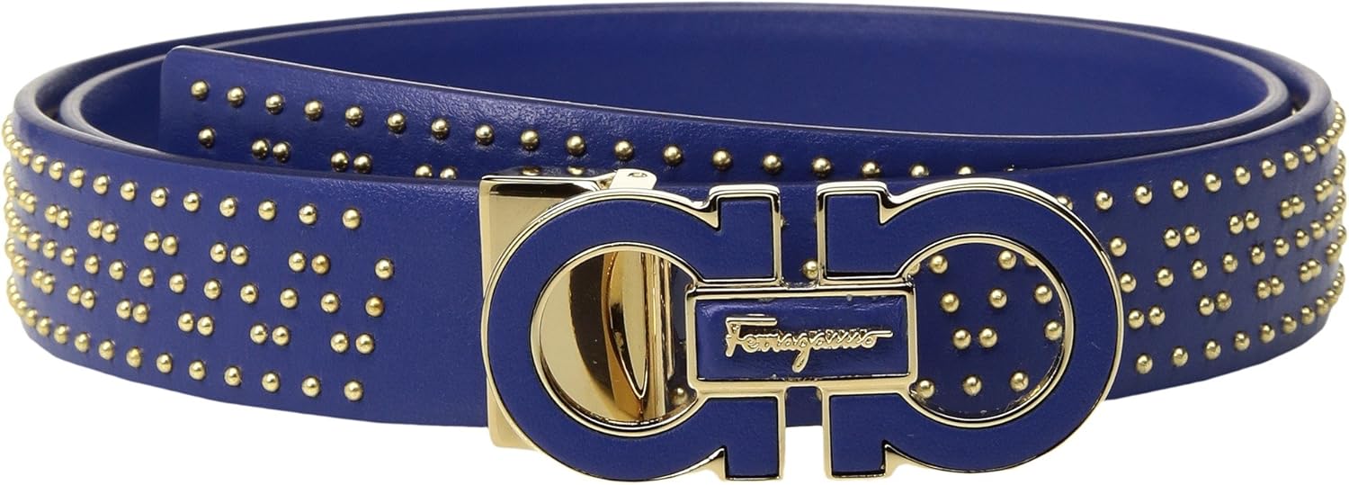 royal blue ferragamo belt