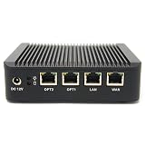 Protectli Vault FW4B – 4-Port Firewall Mini-PC Barebone, Intel Celeron J3160 Quad-Core, AES-NI, Fanless