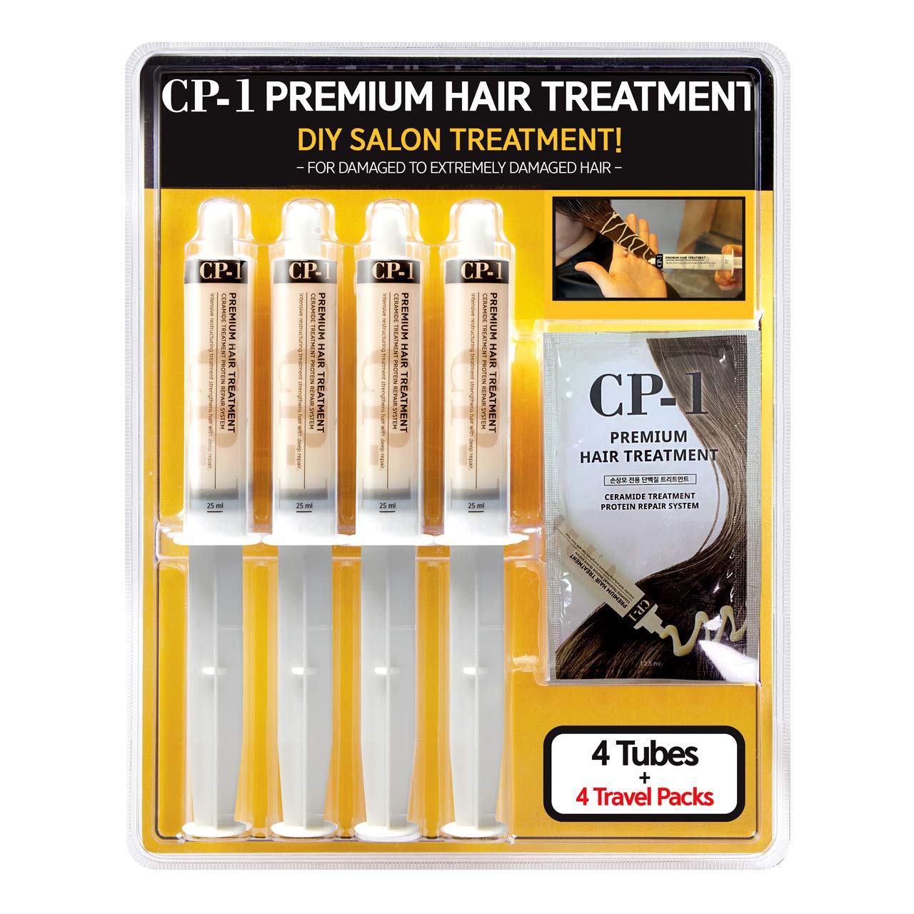 [Esthetic House] CP-1 Premium Ceramide Hair Treatment/Protein Repair System (25ml 4pcs + 12.5ml 4pcs)