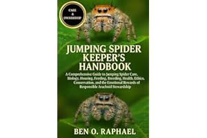 JUMPING SPIDER KEEPER'S HANDBOOK: A Comprehensive Guide to Jumping Spider Care, Biology, Housing, Feeding, Breeding, Health, Ethics, Conservation, and ... Rewards of Responsible Arachnid Stewardship
