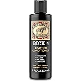 Bick 4 Leather Conditioner &amp; Cleaner, Won't Darken Boots, Couch, Bags 8 oz | Made in USA, For Shoes, Furniture, Jackets, Auto Interiors, Apparel &amp; Accessories