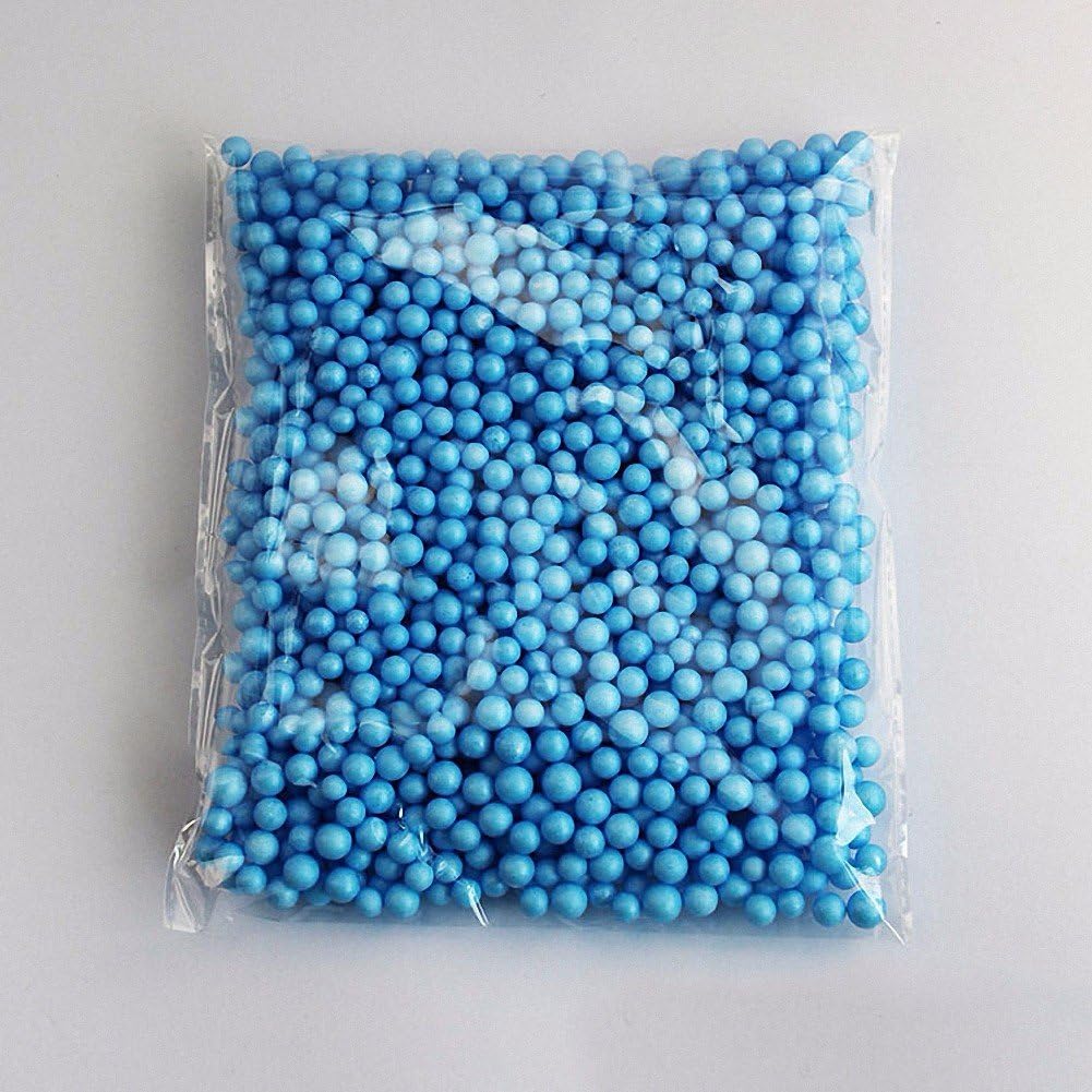 Gaobei Coloured Styrofoam Balls Small Polystyrene Foam Balls Decorative Balls Craft DIY Wedding/Party Decoration 1pack Blue(10g)