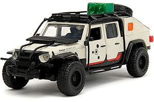Jada Jurassic World Dominion 1:32 Jeep Gladiator Die-Cast Car, Toys for Kids and Adults