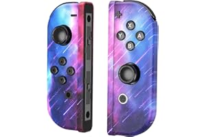 HUPEND for Nintendo Switch Controllers, Replacement for Switch Controller Support Wake up/Screenshot/Motion Control Starry Sky