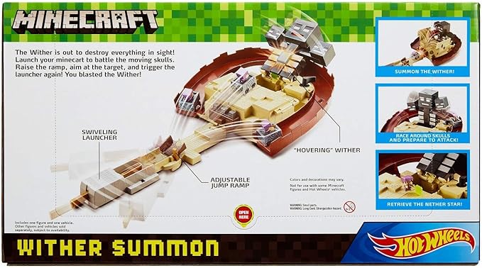 Amazon Hot Wheels Minecraft Wither Summon ホットウィール マインクラフト 召喚トラックセット 並行輸入品 ミニカー ダイキャストカー おもちゃ