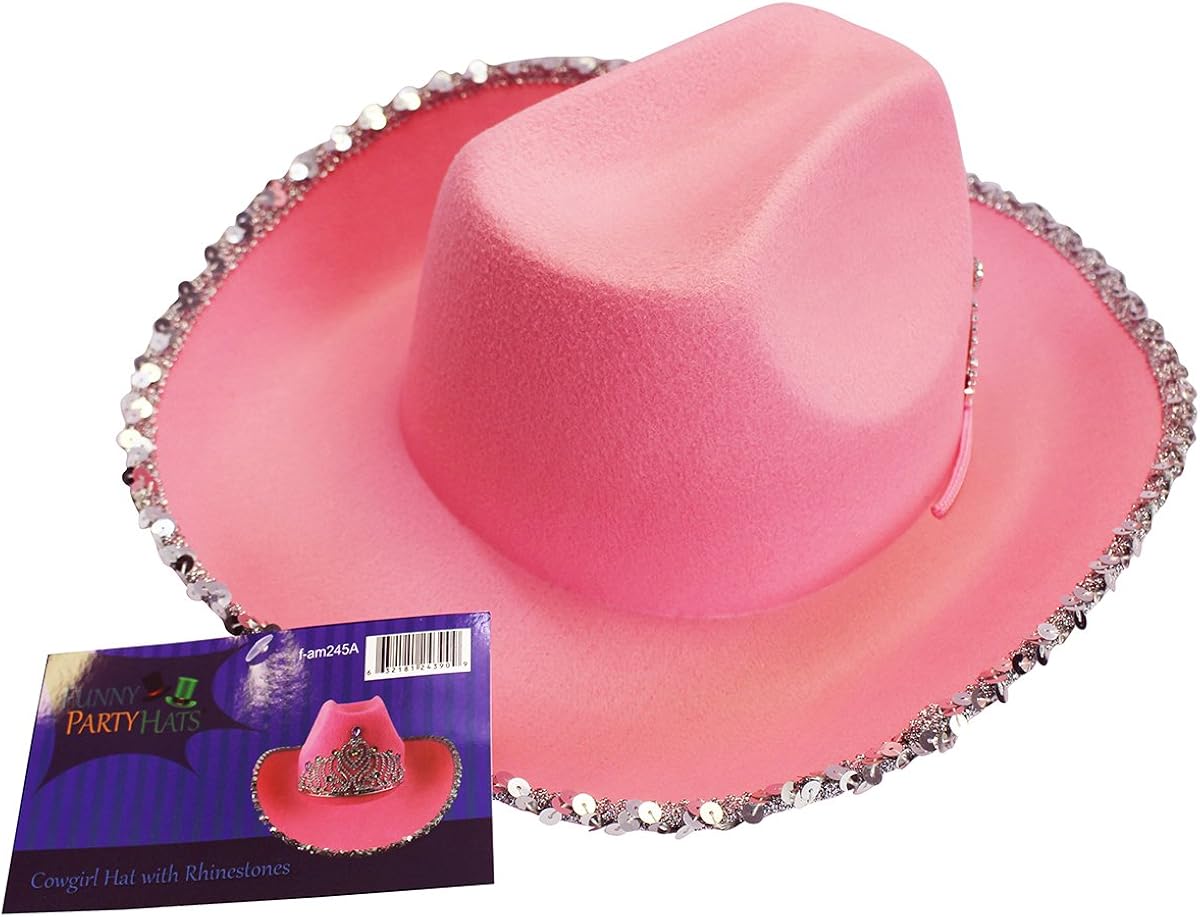 Funny Party Hats Cowgirl Hat - Princess Cowboy Hats for Women: Toys & Games