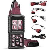 MR CARTOOL Motorcycle Diagnostic Tool OBD2 Motorcycle Fault Code Readers Scan Tool Motorcycle Code Reader Scaner Compatible with Yamaha 2/3/4P, Kawasaki 4-6P, Honda 4P, OBDII（Not Applicable to Bike）