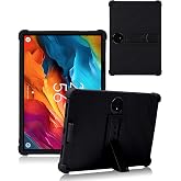 Case Compatible with TCL NXTPAPER 14 14.3 inch Tablet &ndash; Shockproof Silicone Protective Case with Kickstand Anti-Slip, Drop-Resistant Business Style (Black)