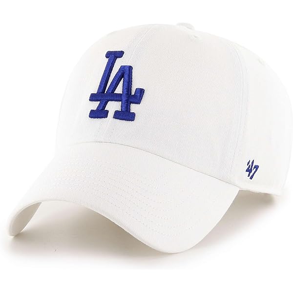 Amazon.com: '47 Los Angeles Dodgers Gray Blue Clean Up Adjustable